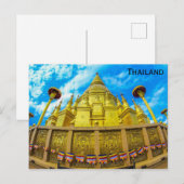 Thailand wat Phra die boeddhistische tempel is Briefkaart (Voorkant / Achterkant)