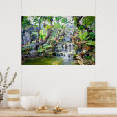 Thailand Waterval Poster (Keuken)