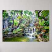 Thailand Waterval Poster (Voorkant)