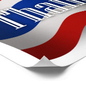 Thailand Waving Flag Poster (Hoek)