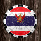 Thais dartboard en Thaise vlag/spelboard Dartbord