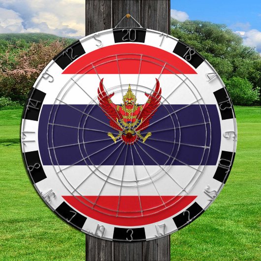 Thais dartboard en Thaise vlag/spelboard Dartbord