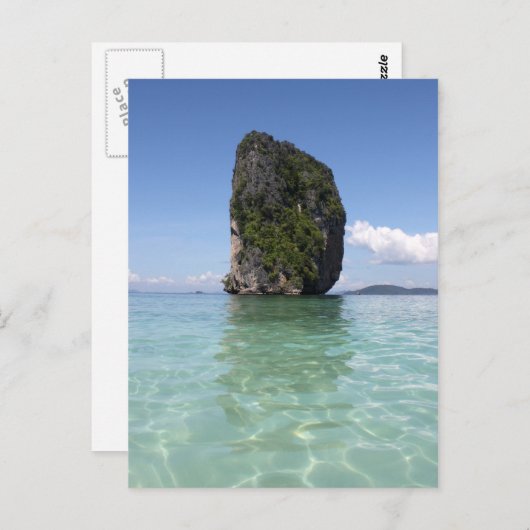 Thais Eiland van het Briefkaart van het Water (Voorkant / Achterkant)