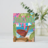 Thais leuk poster voor oldtimers briefkaart (Staand voorkant)