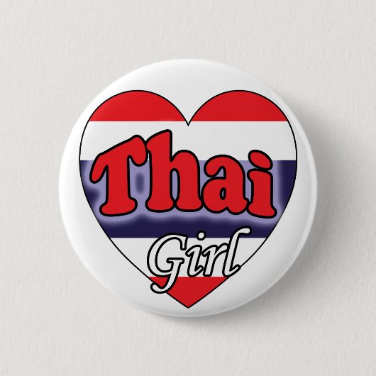 Thais Meisje Ronde Button 5,7 Cm (Voorkant)