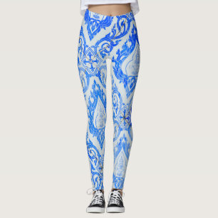 Thais patroon: keramische tegelkerk. leggings