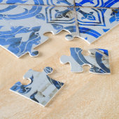 Thais patroon: keramische tegelkerk. legpuzzel (Zijkant)