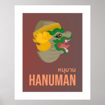 Thais Ramakien Karakter, Hanuman Wall Art