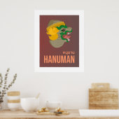 Thais Ramakien Karakter, Hanuman Wall Art Poster (Keuken)