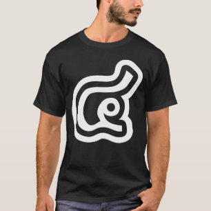 Thais script nummer 4 / Vier / ๔ (zie/Si) T-shirt