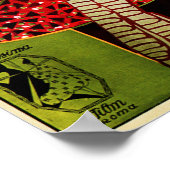 THAIS TALIZHY 1917 Classic Italy Silent Film Ad Poster (Hoek)