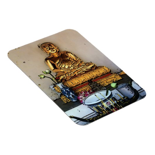 Thaise Boeddha, magneet (Rechterzijde)