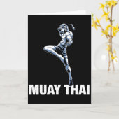 Thaise Boksen En Kickboksen Kaart (Gele Bloem)