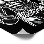 Thaise Boksen en Kickboksen - Muay Thai Gorilla Poster (Hoek)