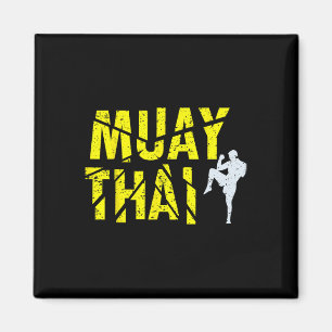 Thaise Boksen - Muay Thai Bokser Kickboksen Magneet