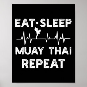 Thaise Boksen Muay Thai Kickboksen _1 Poster