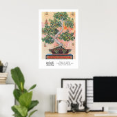 Thaise Bonsai Boom Kunstprint Traditionele Calligr Poster (Thuiskantoor)