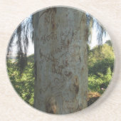 Thaise Boom Graffiti Zandsteen Onderzetter (Voorkant)