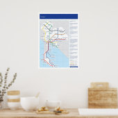 Thaise buiskaart poster (Keuken)