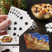 Thaise China Boeddha-beeld standbeeld Pokerkaarten (Insitu)