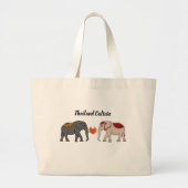 Thaise Cultuur Grote Tote Bag (Voorkant)