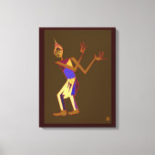 Thaise danser - man canvas afdruk (Voorkant)