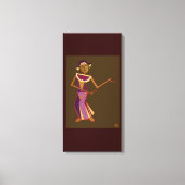 Thaise danseres - dame canvas afdruk (Voorkant)