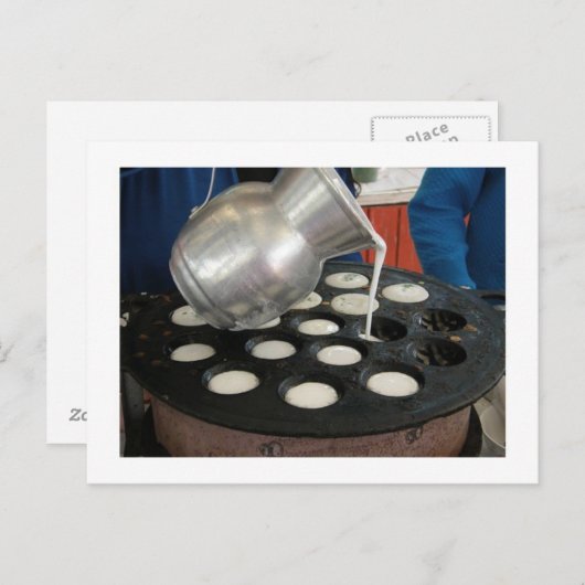 Thaise dessert briefkaart (Voorkant / Achterkant)