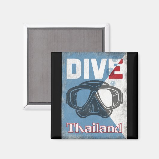 Thaise  duikmasker magneet (Voorkant / Achterkant)