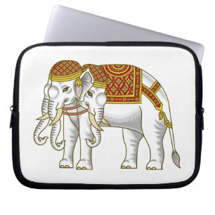 Thaise Erawan Witte Olifant Laptop Sleeve