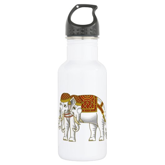 Thaise Erawan Witte Olifant Waterfles (Voorkant)
