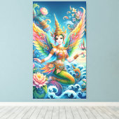 Thaise fee canvas afdruk (Insitu (Houten vloer))