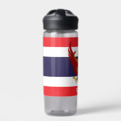 Thaise fles, patriottische Thaise vlag Waterfles (Voorkant)
