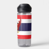Thaise fles, patriottische Thaise vlag Waterfles (Achterkant)