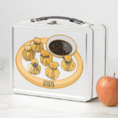 Thaise garnalen cartoon illustratie (In situ)