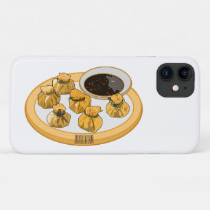 Thaise garnalen cartoon illustratie Case-Mate iPhone case