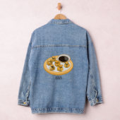 Thaise garnalen cartoon illustratie denim jacket (Hangar)