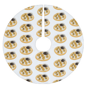 Thaise garnalen cartoon illustratie kerstboom rok