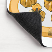 Thaise garnalen cartoon illustratie muismat (Hoek)