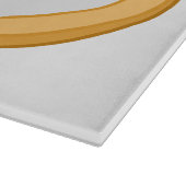 Thaise garnalen cartoon illustratie snijplank (Hoek)