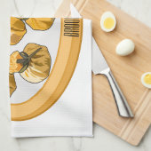 Thaise garnalen cartoon illustratie theedoek (Quarter Fold)