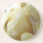 Thaise Gele Curry [แกงกะหรี่] .. Aziatisch straatv Zandsteen Onderzetter (Voorkant)