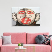 Thaise Gezichtsmasker, Phi Ta Khon Masker Festival Canvas Afdruk (Insitu (Woonkamer))