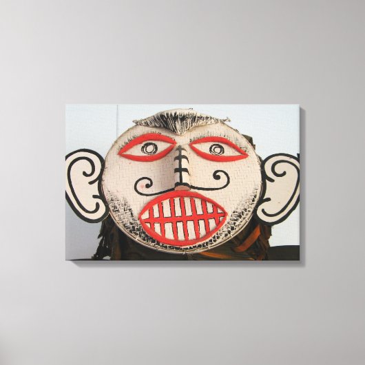 Thaise Gezichtsmasker, Phi Ta Khon Masker Festival Canvas Afdruk (Voorkant)