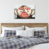 Thaise Gezichtsmasker, Phi Ta Khon Masker Festival Canvas Afdruk (Insitu (Slaapkamer))