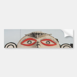 Thaise Ghost Face, Phi Ta Khon Masker Festival, Lo Bumpersticker