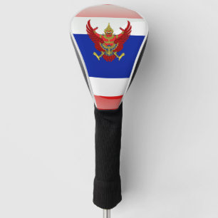 Thaise glanzende vlag golfheadcover