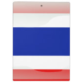 Thaise glanzende vlag klembord (Achterkant)