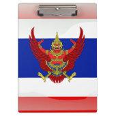 Thaise glanzende vlag klembord (Voorkant)