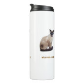 Thaise kat Thermische Tuimelaar Thermosbeker (Geroteerd rechts)